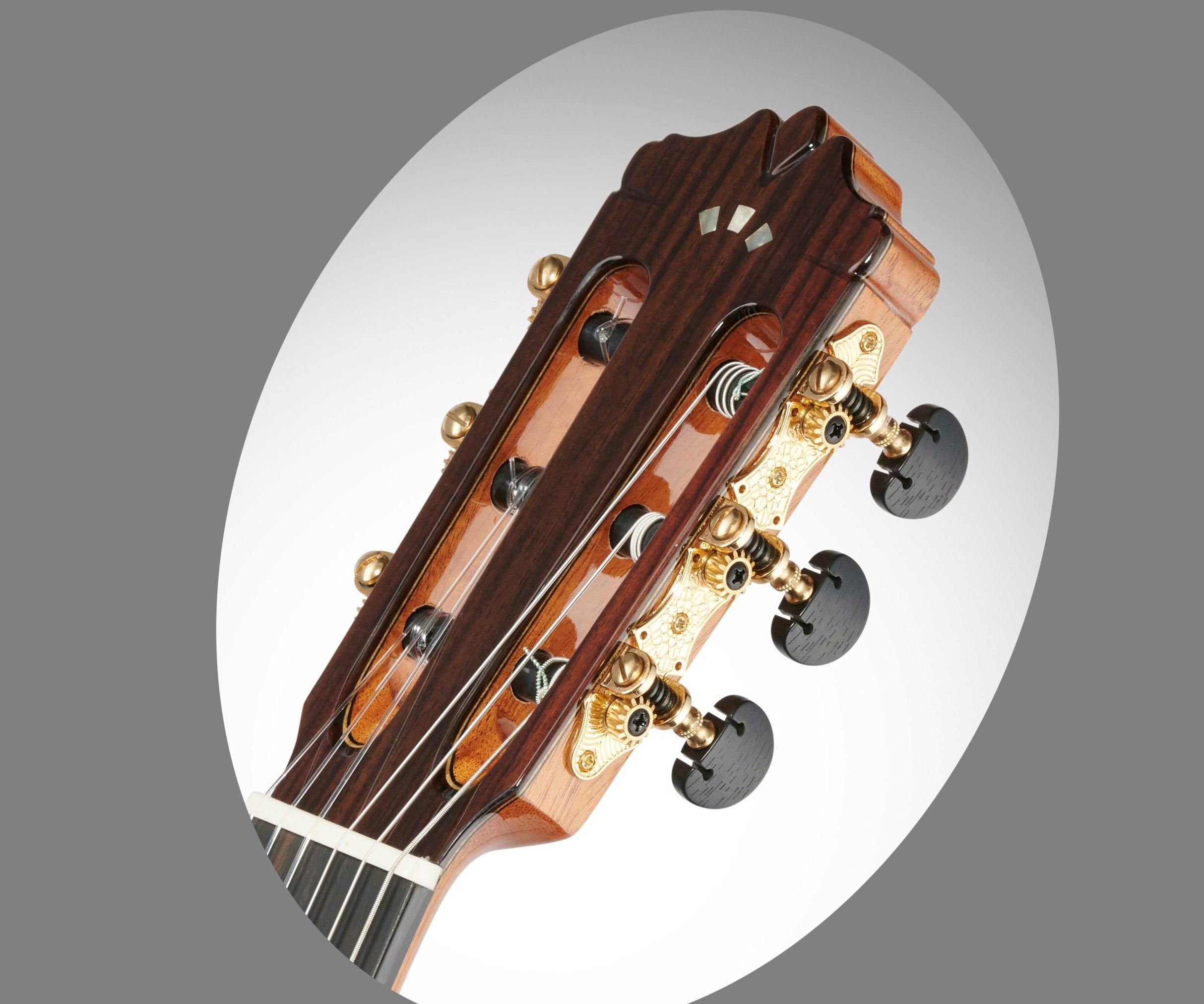 headstock tuner vs pedal Cordoba Flower Pedal Tuning Machines