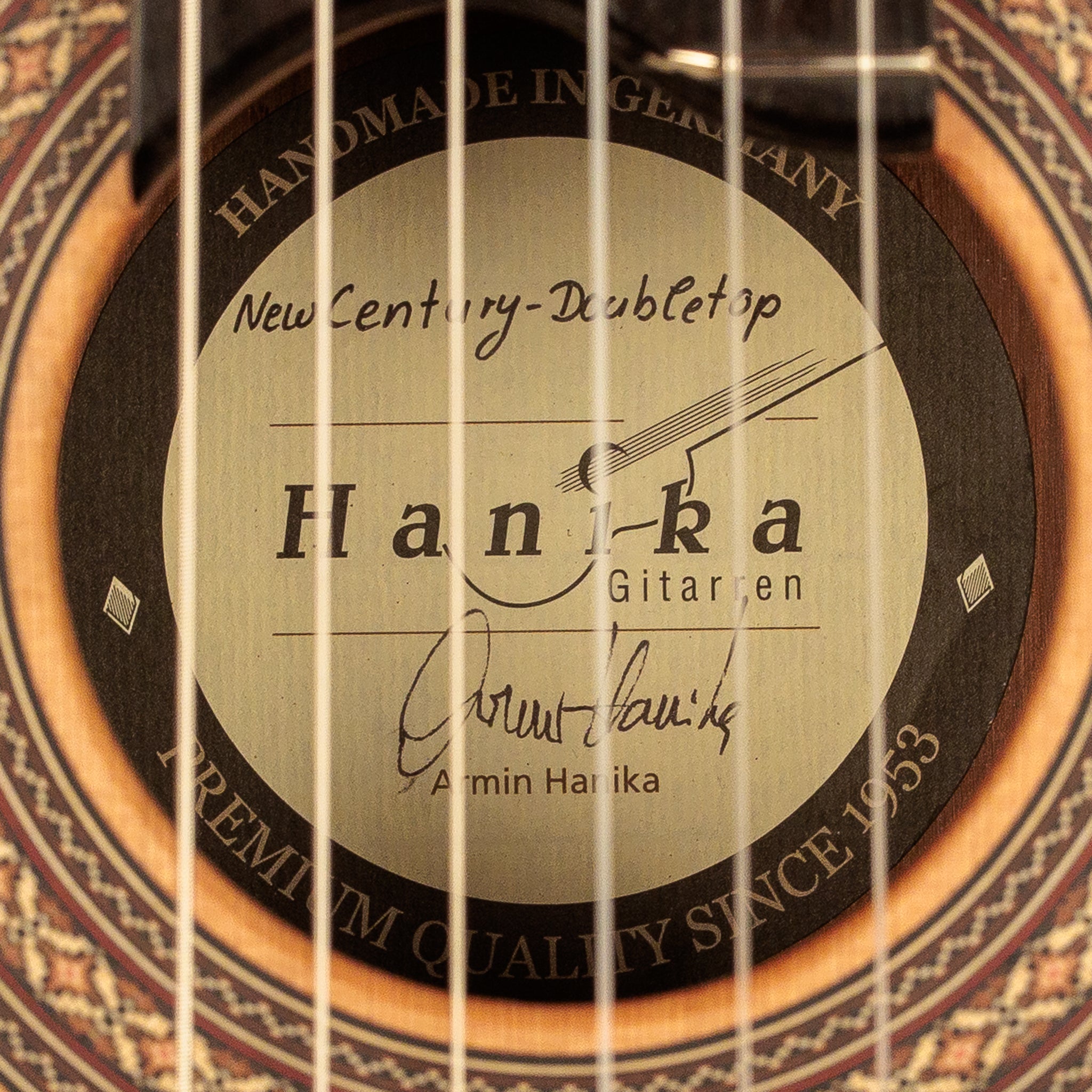 Hanika New Century Double Top Classical Guitar
