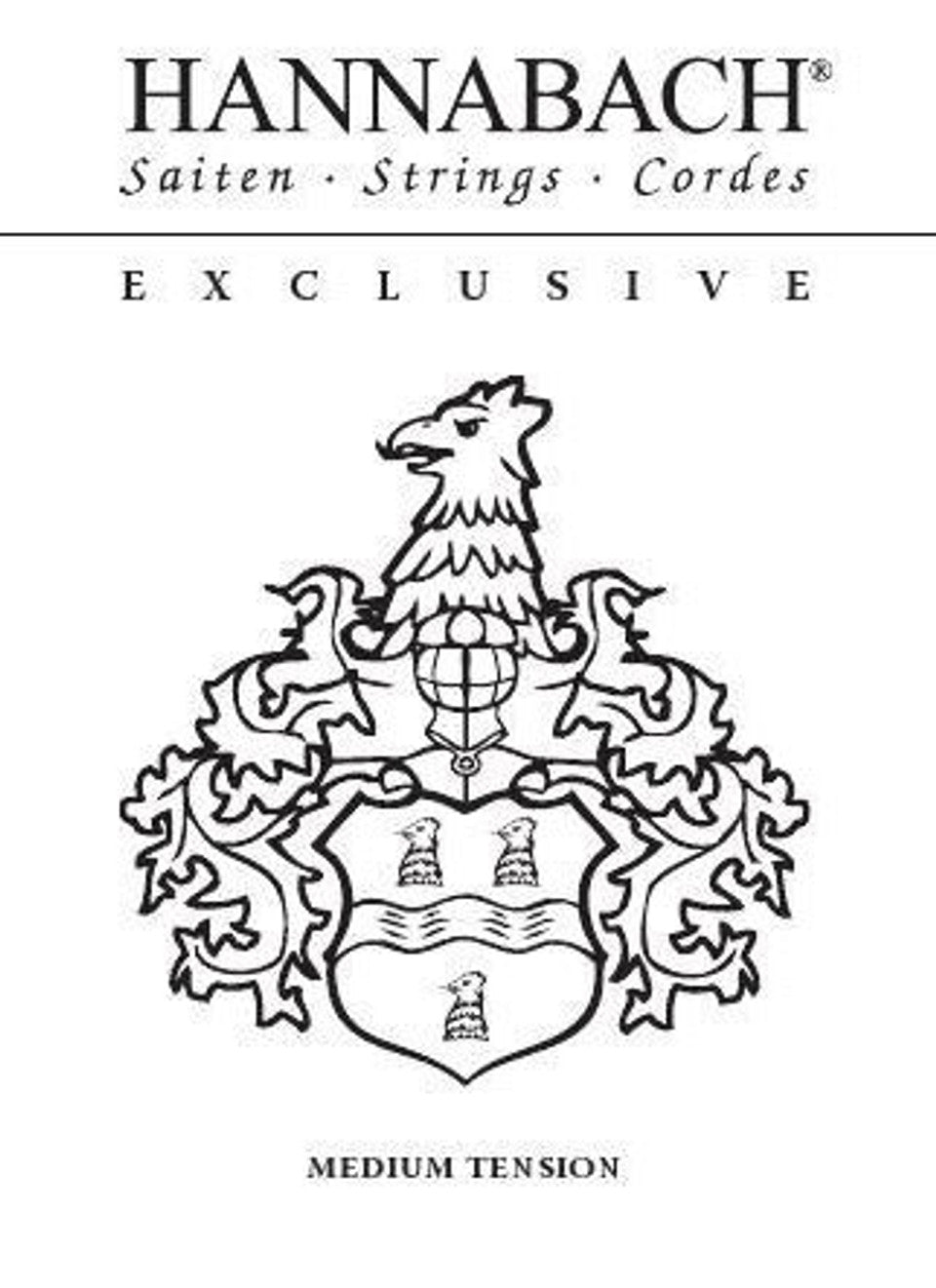 Hannabach Exclusive - Medium Tension Classical Guitar Strings