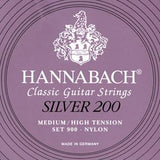 Hannabach Silver 200 Set 900 Medium/High Tension