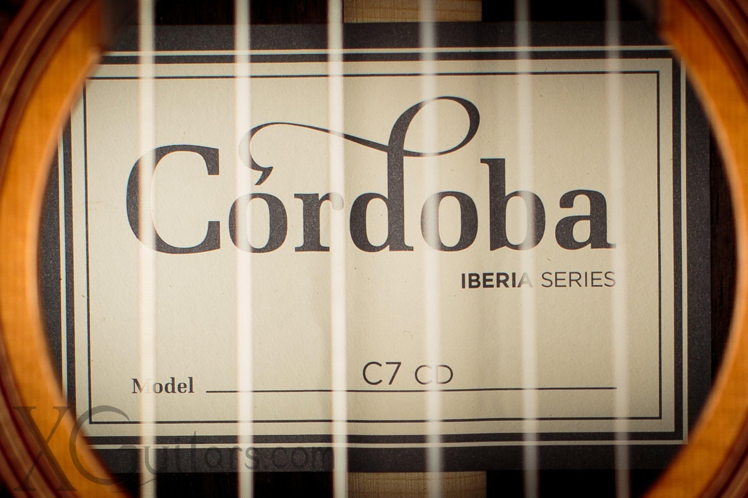 Cordoba C7 Cedar Top Classical Guitar