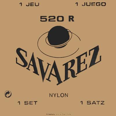 Savarez, 520R Traditional, High Tension, Classical Guitar Strings