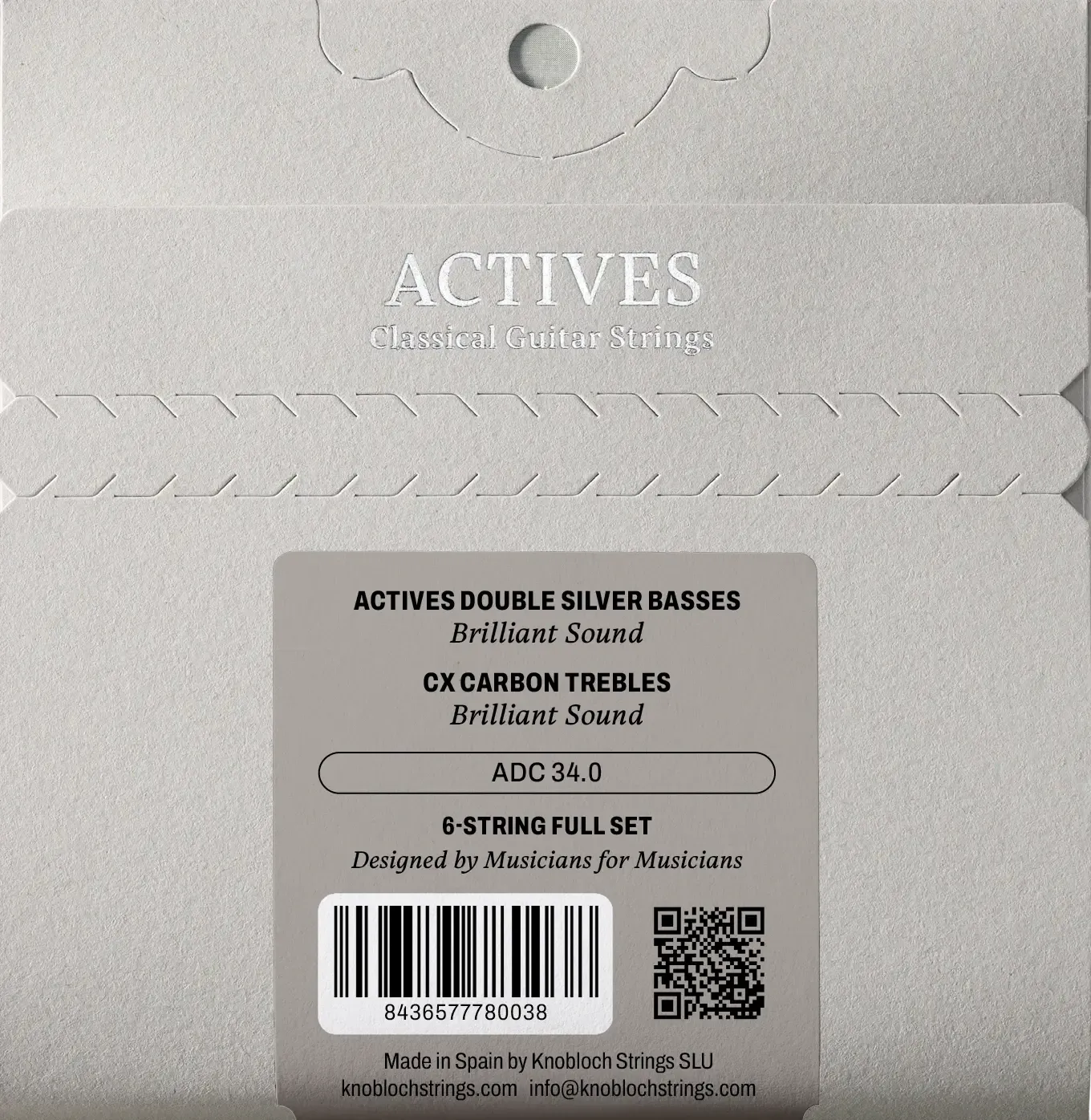 Knobloch ADC 34.0 Double Silver CX Carbon - Medium-High Tension