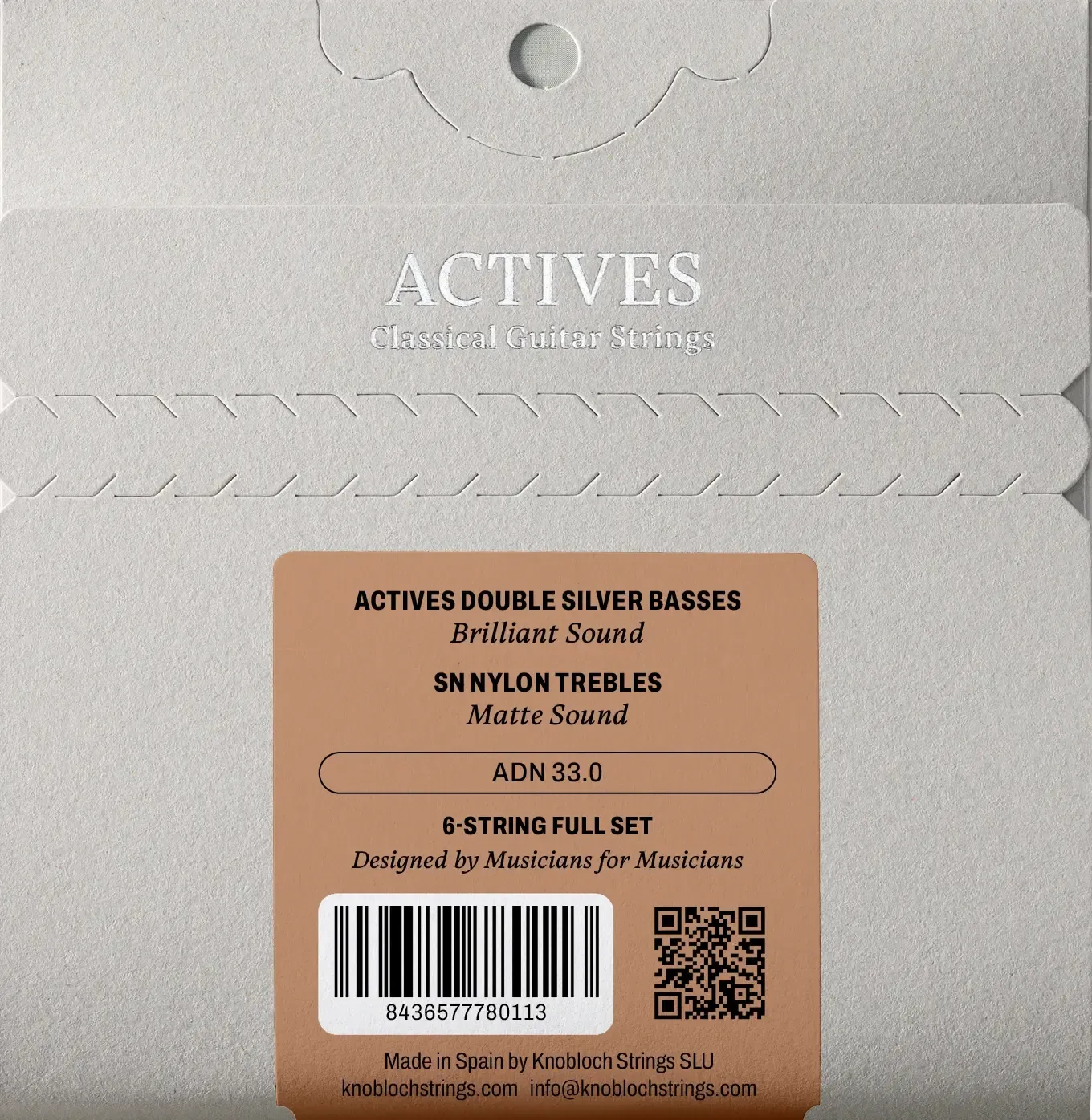 Knobloch ADN 33.0 Double Silver SN Nylon - Low Tension
