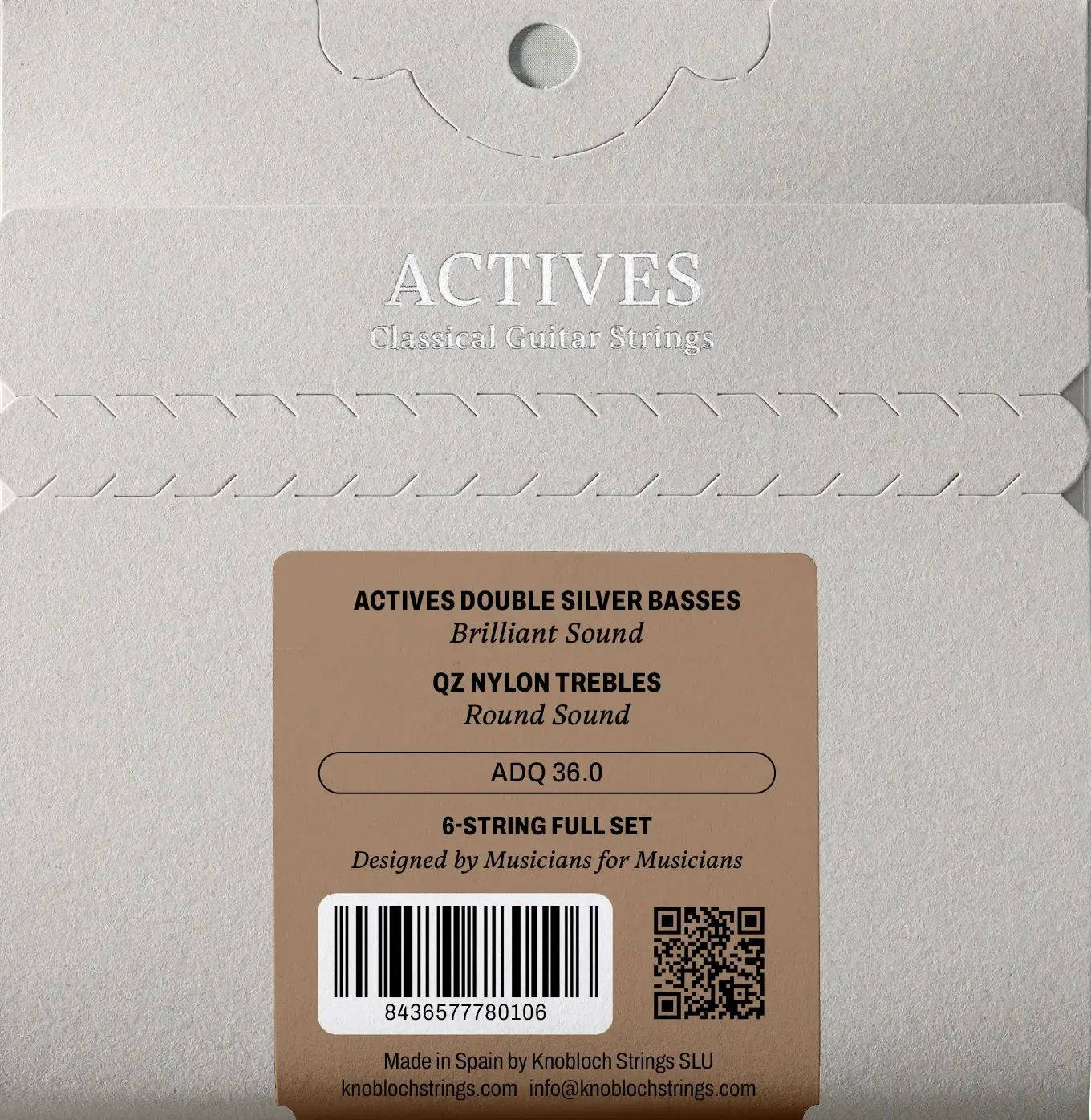 Knobloch ADQ 36.0 Double Silver QZ Nylon - Super-High Tension