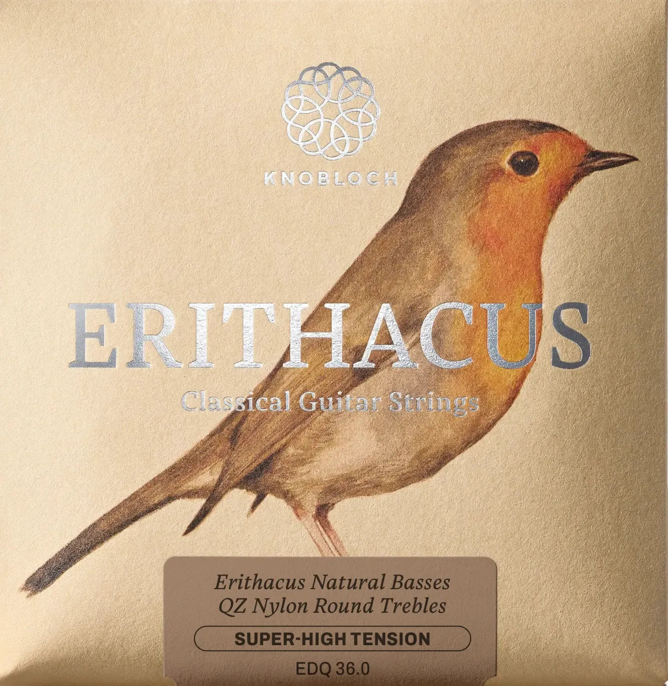 Knobloch EDQ 36.0 ERITHACUS Double Silver QZ Nylon - Super-High Tension