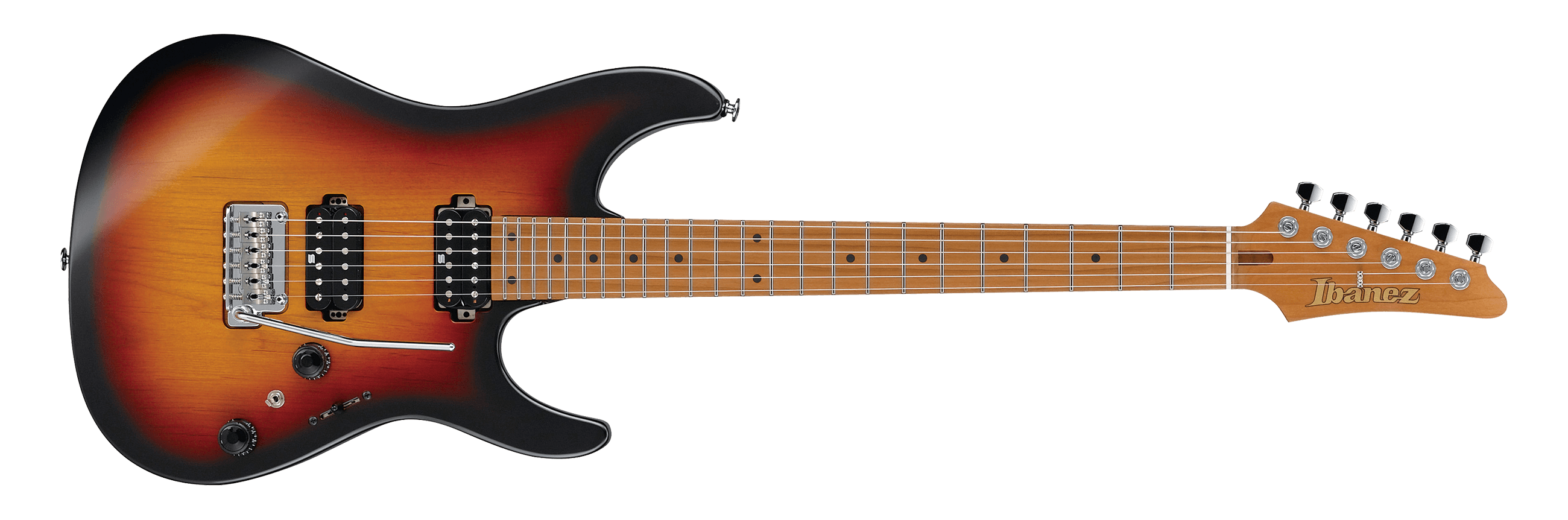 Ibanez Prestige AZ2402 Electric Guitar - Tri Burst Fade Flat