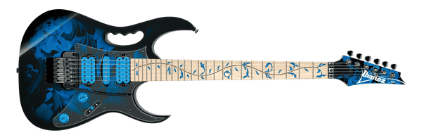 Ibanez JEM77 Steve Vai Signature Electric Guitar - Blue Floral Pattern