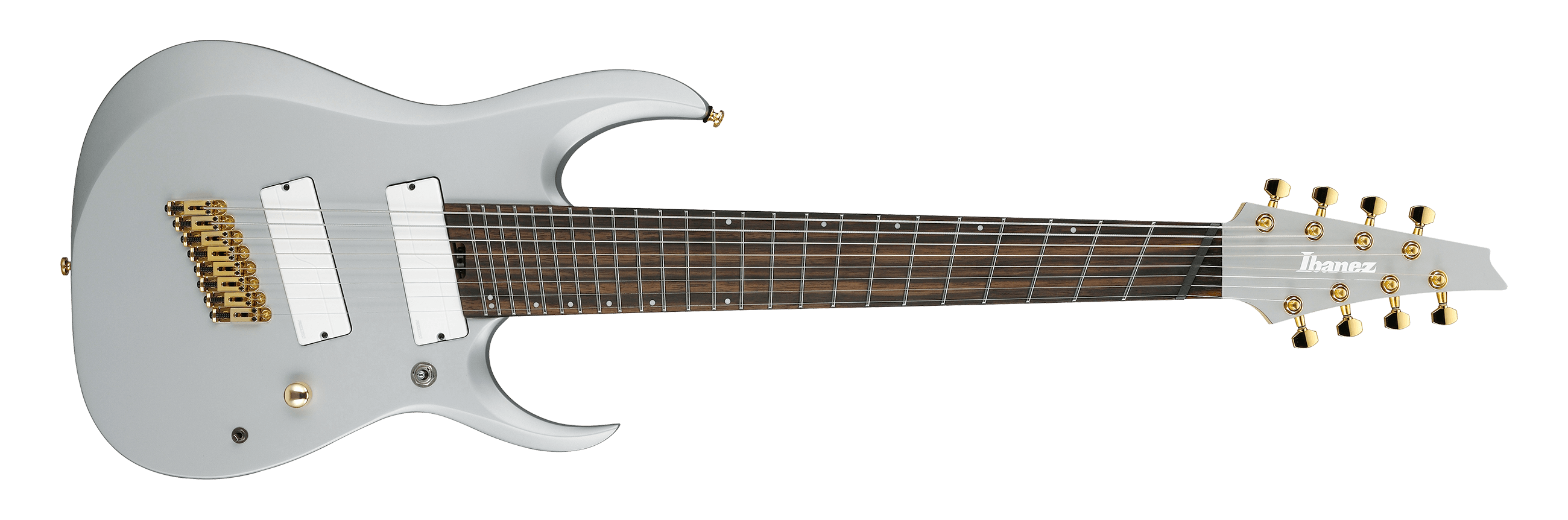 Ibanez Axe Design Lab RGDMS8 Multi-Scale 8-String Electric Guitar - Classic Silver Matte