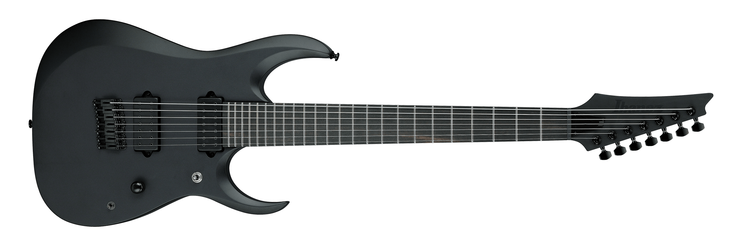 Ibanez Iron Label RGDRB71 7-String Electric Guitar - Black