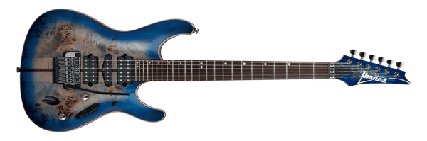 Ibanez Premium S1070PBZ Electric Guitar - Cerulean Blue Burst