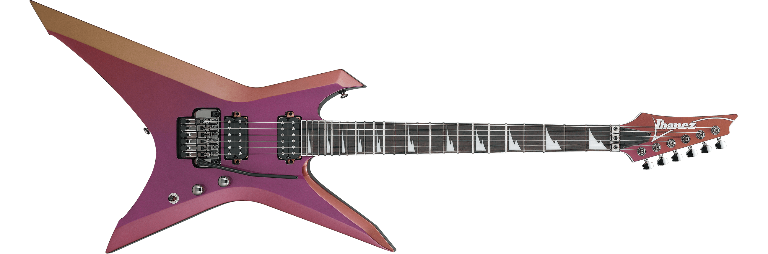 Ibanez Xiphos XPT420DX Electric Guitar - Rose Gold Chameleon