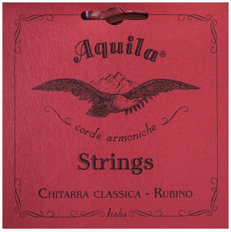 Aquila Set 134C<br>Superior (High) Tension, Alabastro Basses + Rubino Trebles