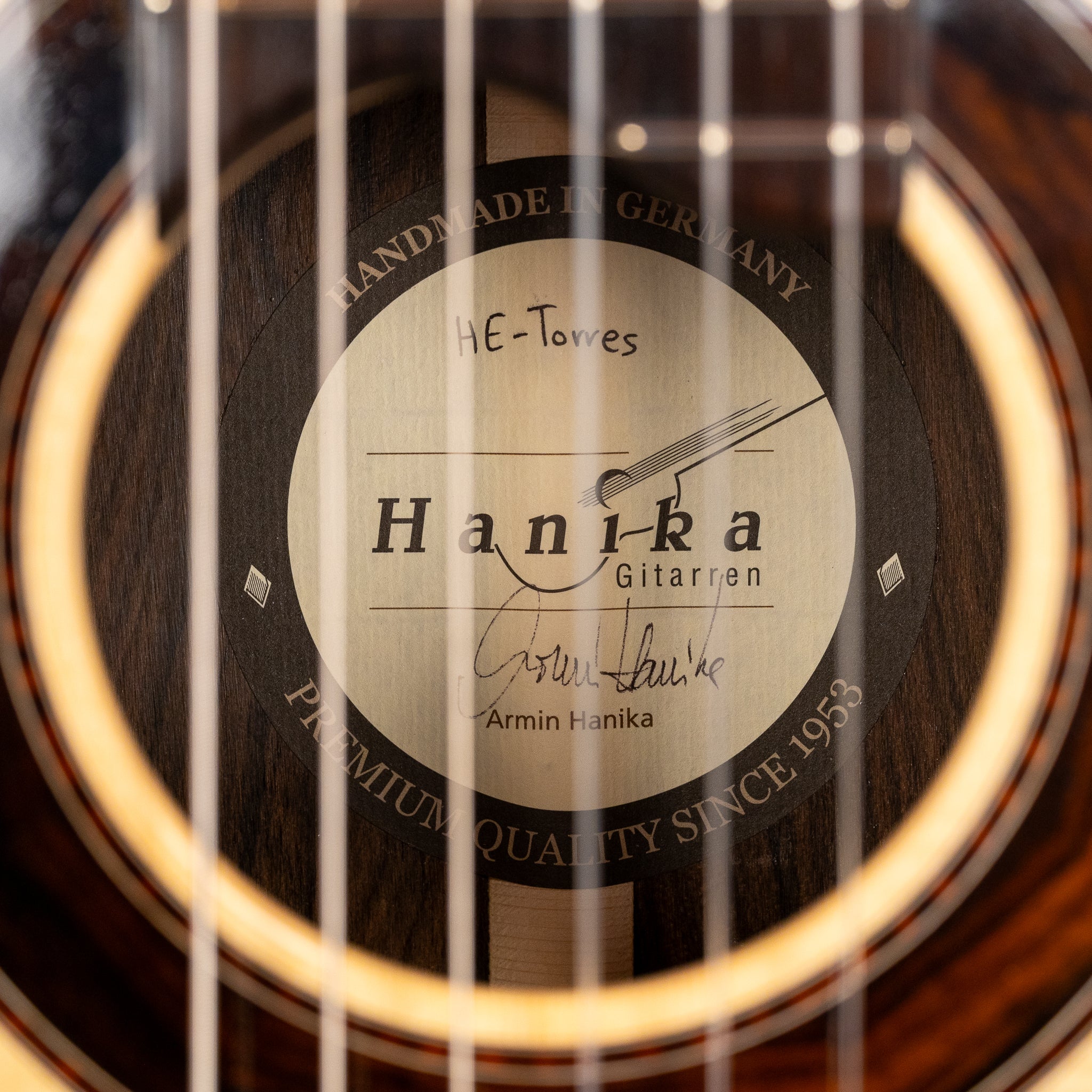 Hanika HE Torres Spruce Top Classical Guitar