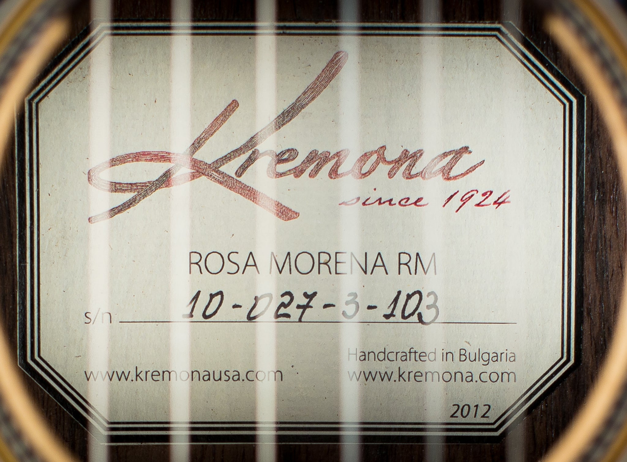 Kremona Rosa Morena Negra Flamenco Guitar