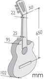 Alhambra 9P CW E8 - Cutaway Classical Guitar w/ Fishman Flex M Blend Preamp