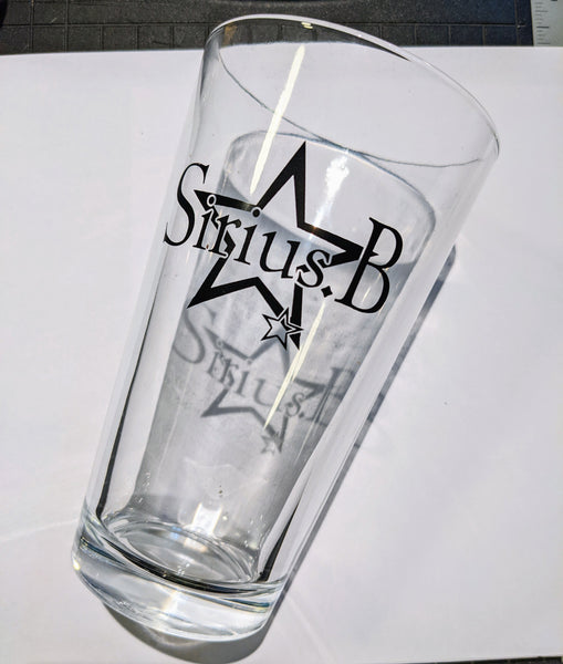 Glass Pint Glass -Sirius.B