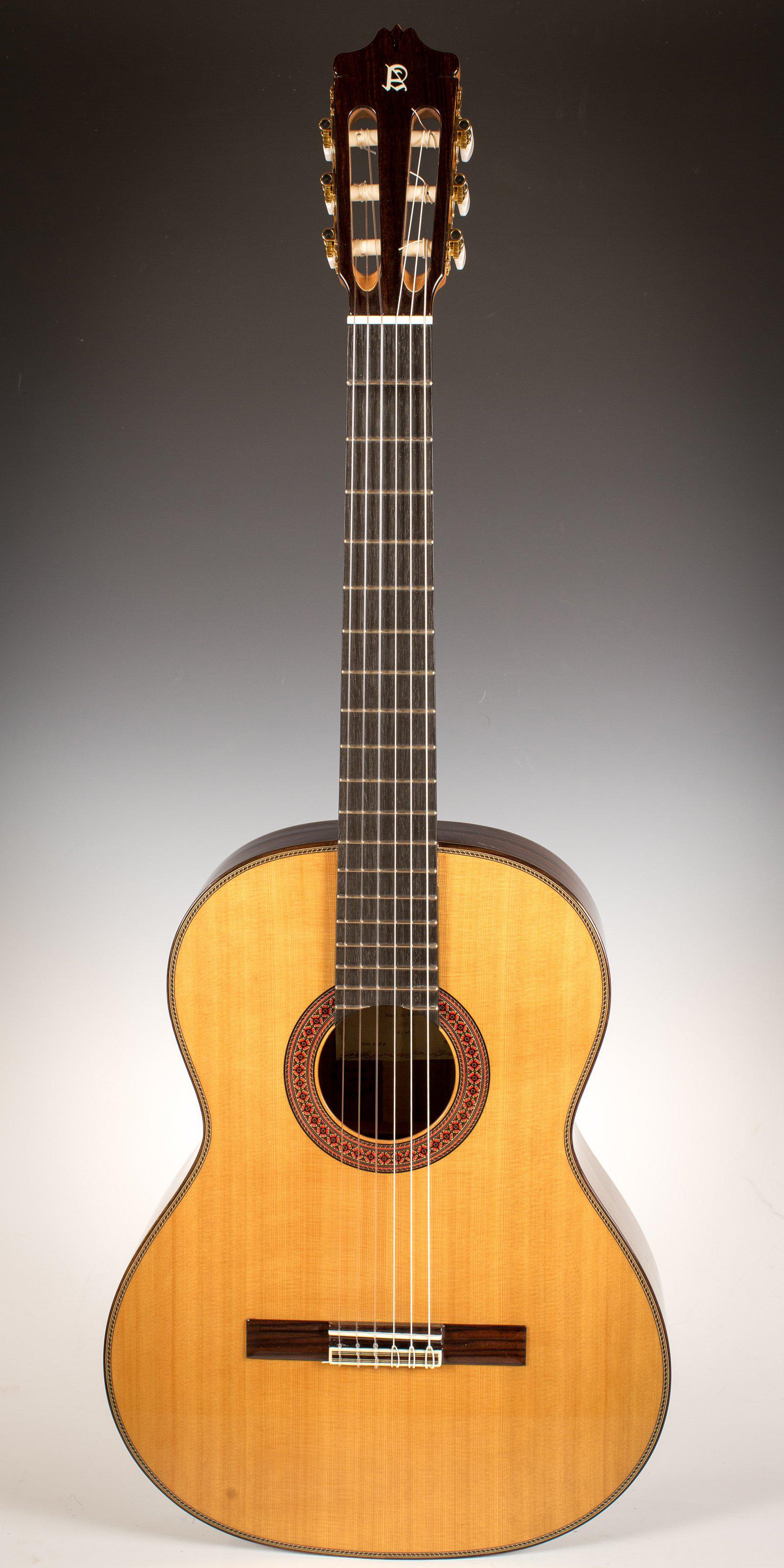 Left handed outlet classical guitar