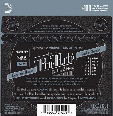 D'Addario EJ45FF Pro Arte Dynacore/Carbon Normal Tension Classical Guitar Strings