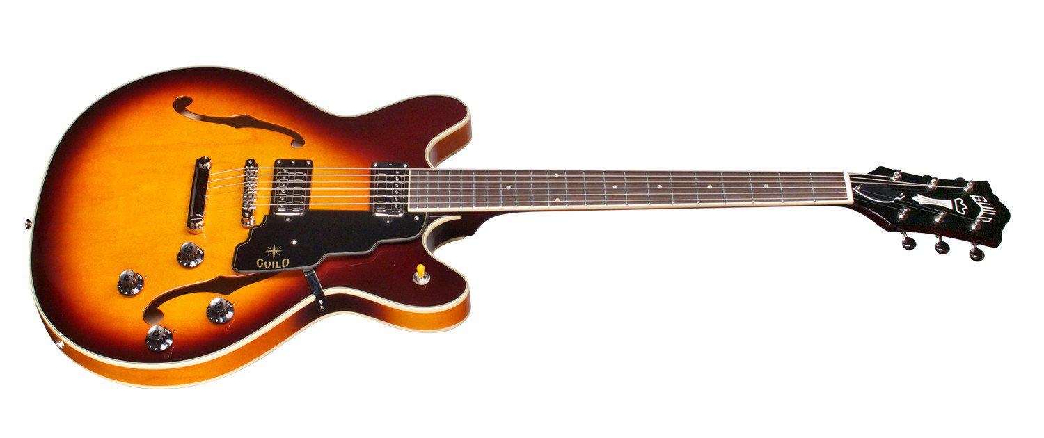 Guild Starfire IV Semi Hollowbody Electric Guitar - Maple Antique Sunburst