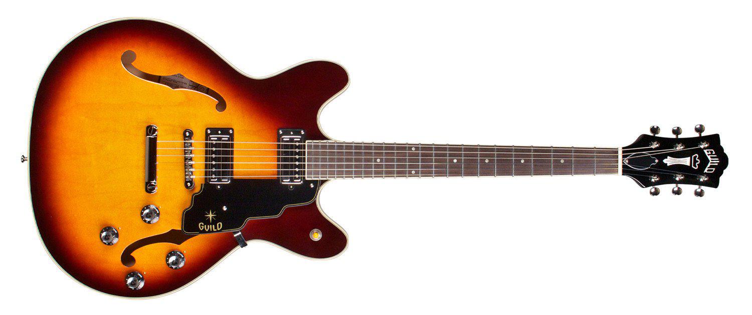 Guild Starfire IV Semi Hollowbody Electric Guitar - Maple Antique Sunburst