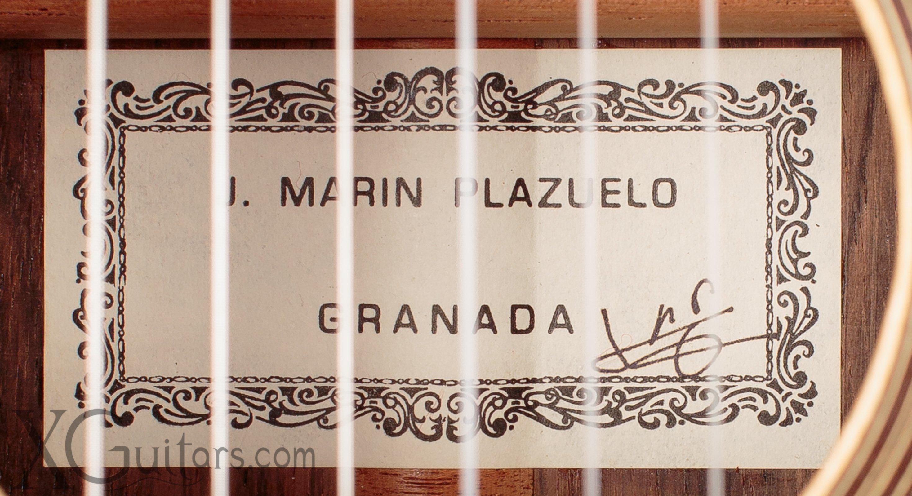 Jose Marin Plazuelo 2002 Spruce Top Classical Guitar