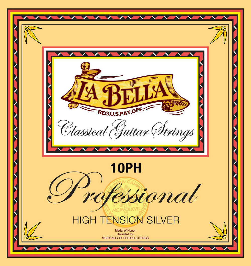 La Bella 10PH Professional High Tension Classical Guitar Strings