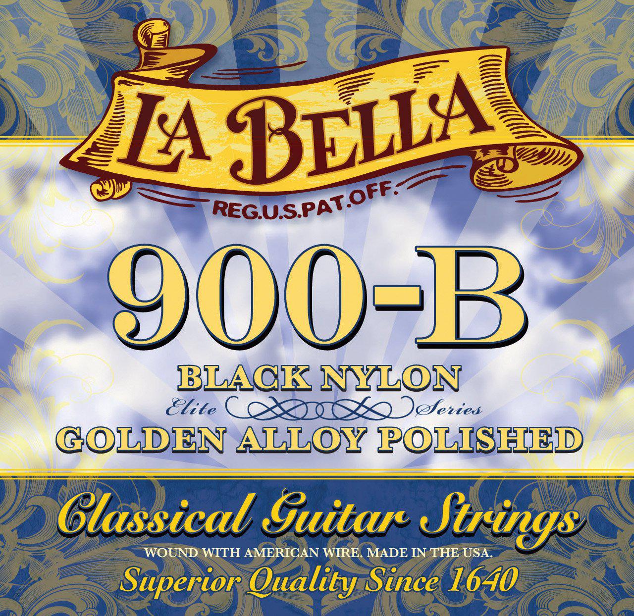 La Bella<br> 900B Golden Superior<br> Medium High Tension<br> Classical Guitar Strings