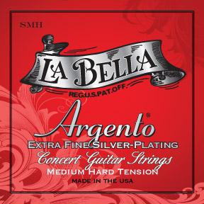 La Bella<br> SMH Argento<br> Medium-Hard Tension<br> Classical Guitar Strings