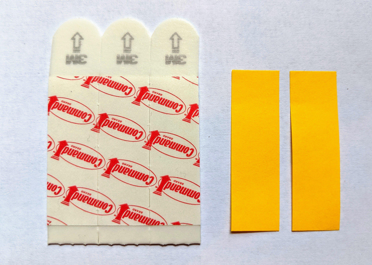 3M Command Strips and Markers for Sagework Classical Guitar Supports