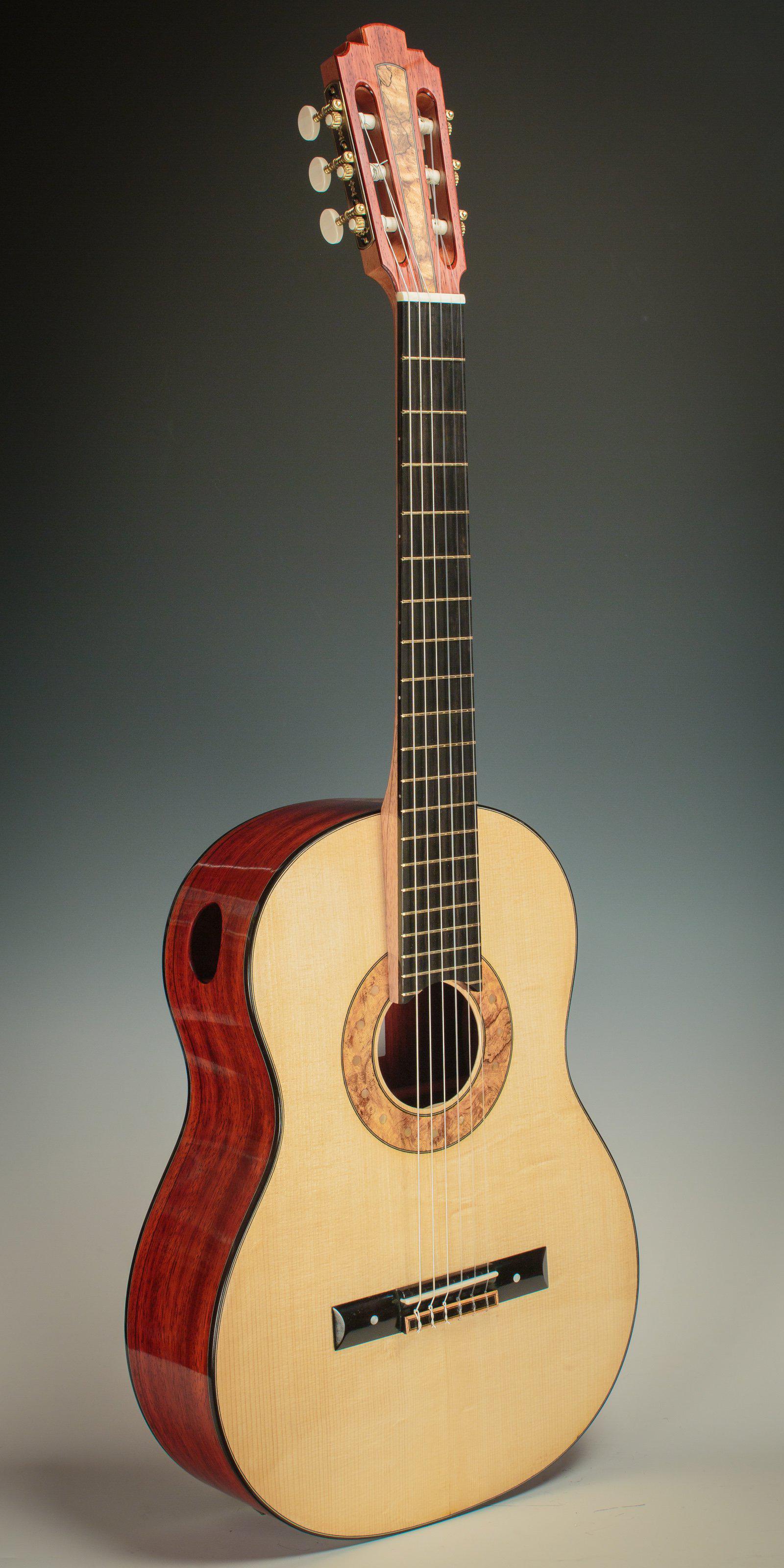 Tony Ennis Classical Guitar 2021, The X-1: Padauk & Spruce