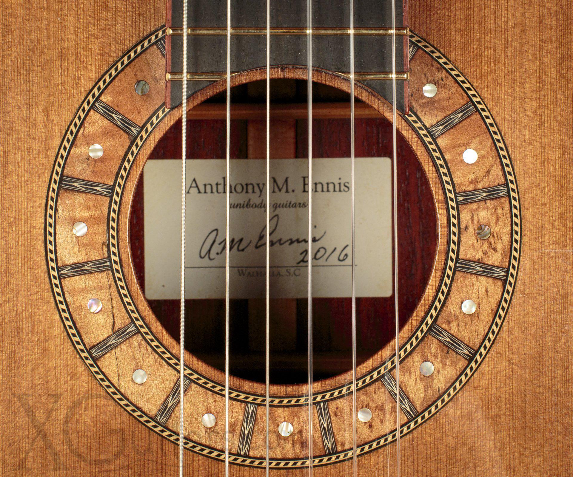 Tony Ennis Classical Guitar - Redwood Top